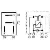 Micro-Relais 24 V 20 A, mit Diode MIR211