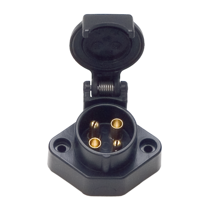 Anhänger-Steckdose 4-pol Kunststoff