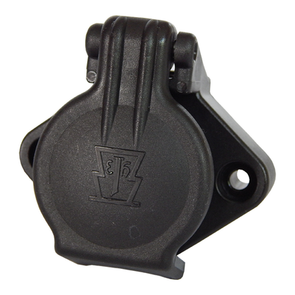 Anhänger-Steckdose 4-pol Kunststoff