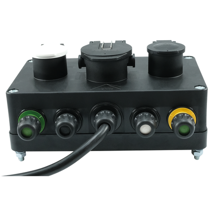 Aspöck Steckdosenverteiler 3-fach PVC