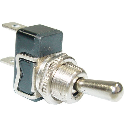 Kippschalter Steckanschl. chrom (6528)