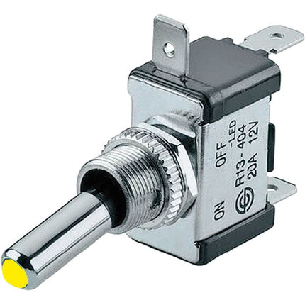 Kippschalter 12 V mit LED gelb