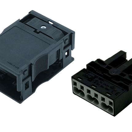 WAGO – WINSTA MIDI-Kupplung mit Zugentlastungsgehäuse, 3-pol.