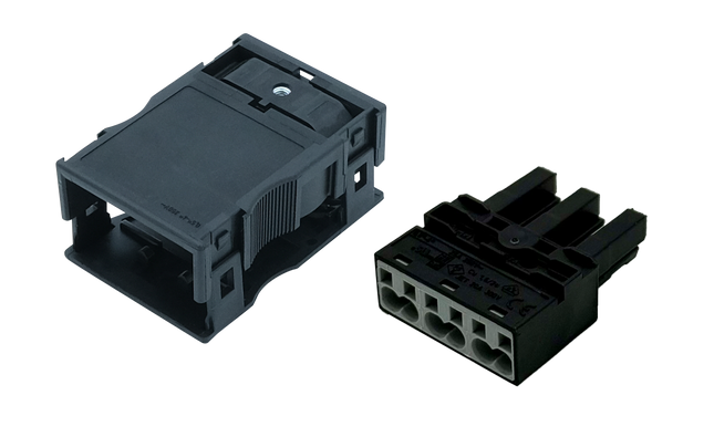 WAGO – WINSTA MIDI-Kupplung mit Zugentlastungsgehäuse, 3-pol.