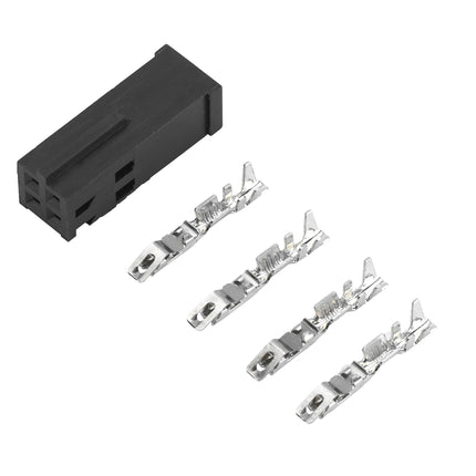 Kit Stecker 4-poliger Stecker mit 4 Flachfederkontakten, 0,1 ... 0,6 mm² -