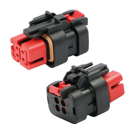 AMPSeal 16 - Buchsengehäuse 4-pol. Key A rot