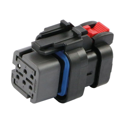 AMPSeal 16 - Buchsengehäuse 6-pol. Key B grau