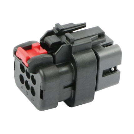 AMPSeal 16 - Buchsengehäuse 6-pol. Key B grau