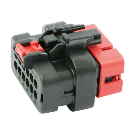 AMPSeal 16 - Buchsengehäuse 12-pol. Key A rot