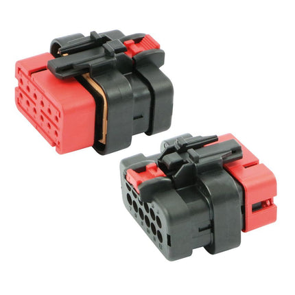 AMPSeal 16 - Buchsengehäuse 12-pol. Key A rot