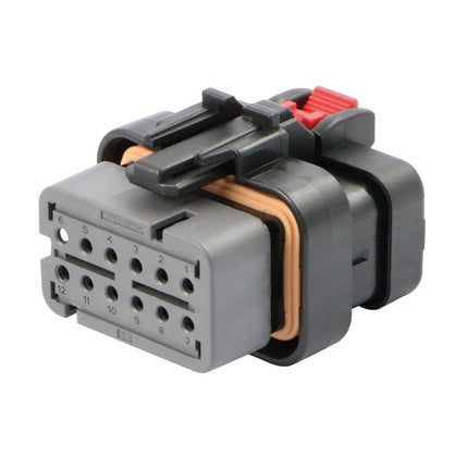 AMPSeal 16 - Buchsengehäuse 12-pol. Key B grau