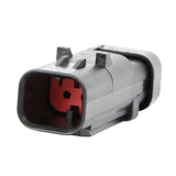 AMPSeal 16 - Stiftgehäuse - 2-pol. Key A rot 776534/1