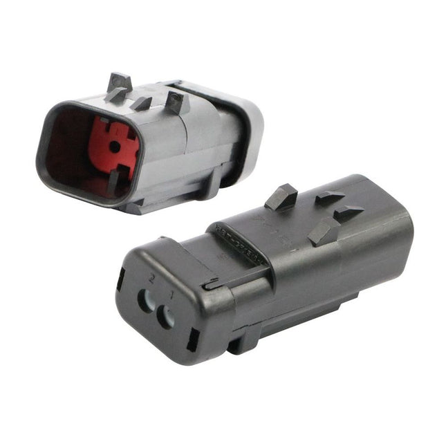 AMPSeal 16 - Stiftgehäuse - 2-pol. Key A rot