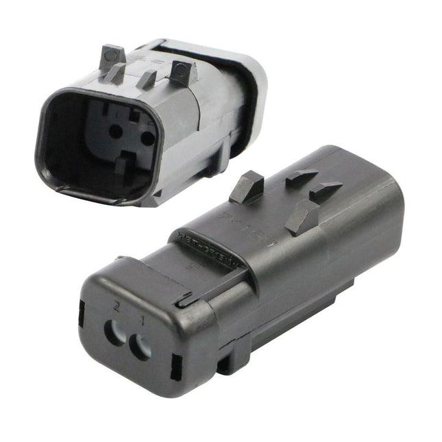 AMPSeal 16 - Stiftgehäuse 2-pol. Key B grau 776534/2