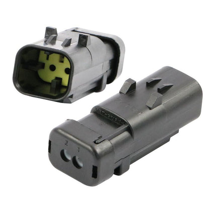 AMPSeal 16 - Stiftgehäuse 2-pol. Key C gelb