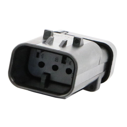 AMPSeal 16 - Stiftgehäuse 3-pol. Key B grau