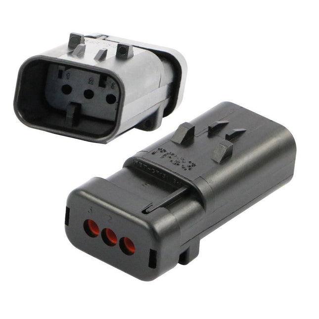 AMPSeal 16 - Stiftgehäuse 3-pol. Key B grau 776535/2