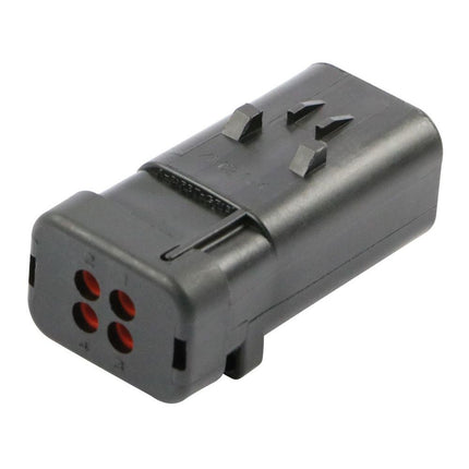 AMPSeal 16 - Stiftgehäuse 4-pol. Key A rot