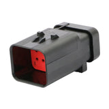 AMPSeal 16 - Stiftgehäuse 8-pol. Key A rot 776538/1