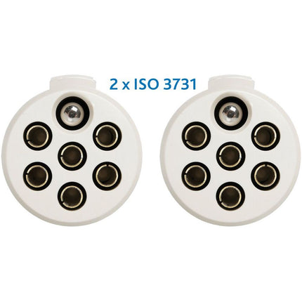 Spiral-Kabel EURO-S-Stecker 7-pol./ 4.5 m