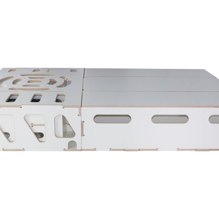 Moonbox Campingbox mit Tisch Van/Bus 115cm Weiß Moonbox