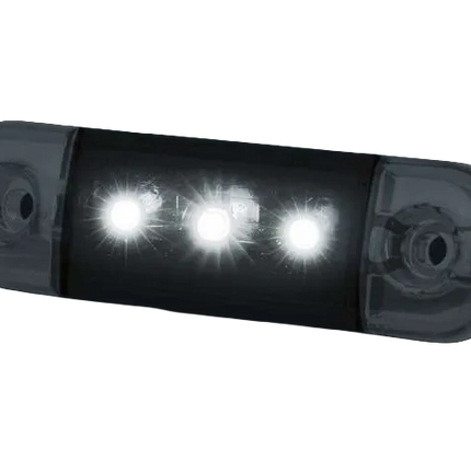 STRANDS DARK KNIGHT SLIM - LED-Positionsleuchte weiss 12/24 V STRANDS