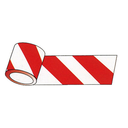 TESA - 1 Rolle Bodenmarkierungsband rot/weiss