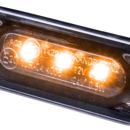 STRANDS LED-Seitenmarkierleuchte DARK KNIGHT orange, 12/24 V - 1 - Stück STRANDS