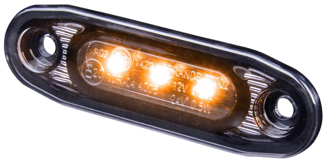 STRANDS LED-Seitenmarkierleuchte DARK KNIGHT orange, 12/24 V - 810027 - 1 - Stück STRANDS