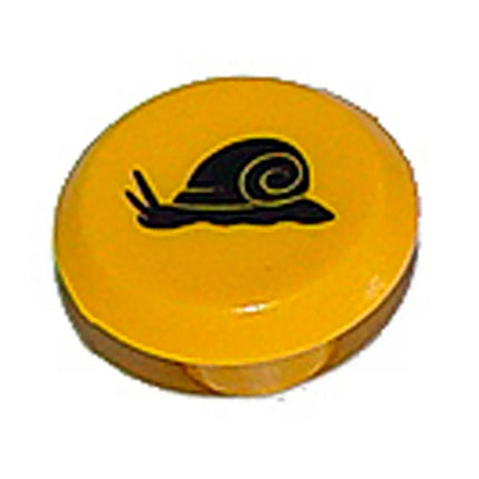 Pneutron Emblem "Schnecke gelb" - 85 - 1 - Stück Pneutron