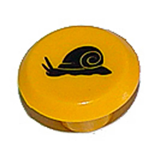 Pneutron Emblem "Schnecke gelb" - 85 - 1 - Stück Pneutron