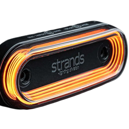 STRANDS LED-Seitenmarkierleuchte FOR9T GRAVITY, orange, 12/24 V - 850456 - 1 - Stück STRANDS