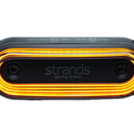 STRANDS LED-Seitenmarkierleuchte FOR9T GRAVITY, orange, 12/24 V - 850456 - 1 - Stück STRANDS