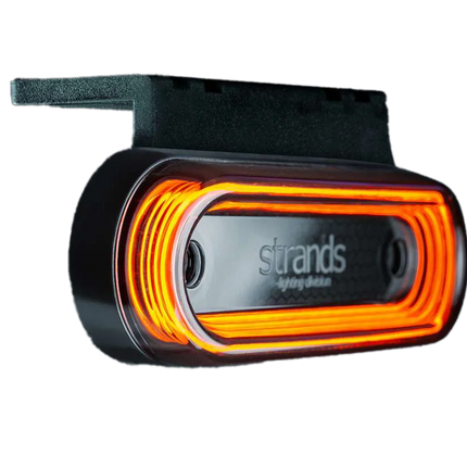 STRANDS LED-Seitenmarkierleuchte FOR9T GRAVITY, orange, 12/24 V - 850456 - 1 - Stück STRANDS