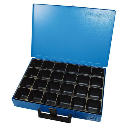 Sortimentskasten Metall 24-f. leer