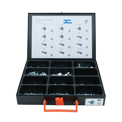 Sortiment Blechschrauben mit Sechskantkopf