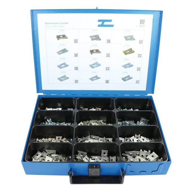Sortiment Blechmuttern ø3.5 - 6.5mm 8537