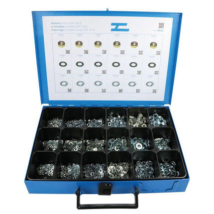 Sortiment Muttern/U-Scheiben/Federringe