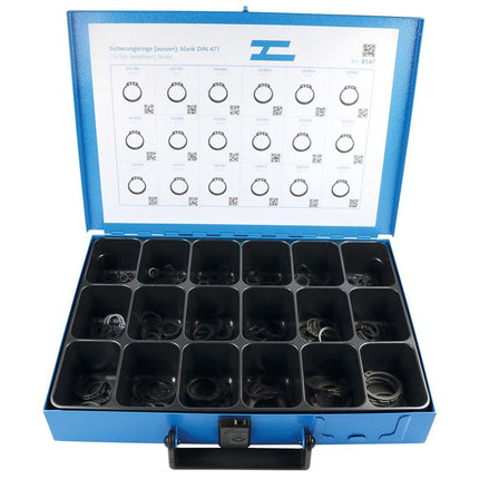 Sortiment Sicherungsringe für Wellen (aussen)