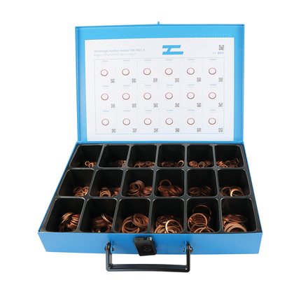 Sortiment Dichtringe Kupfer massiv