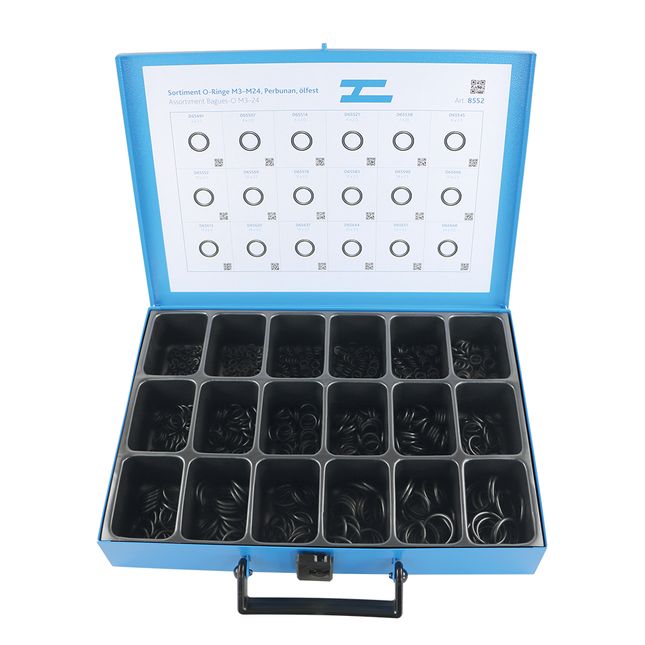 Sortiment O-Ringe M3 - M24 8552