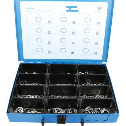 Sortiment Dichtringe Aluminium massiv - 1 - Stück