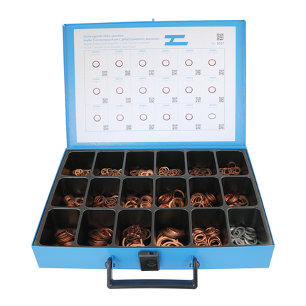 Sortiment Dichtringe gemischt Kupfer/Alu