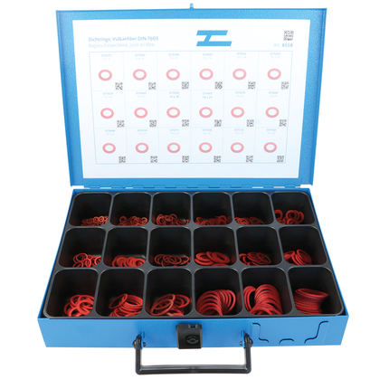 Sortiment Vulkanfiber-Dichtringe