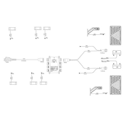 ASPÖCK - Kompl. LED-Leuchten-Set für Anhänger - 1 - Satz Aspöck