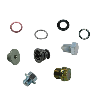 Sortiment Ölablassschrauben und Dichtringe