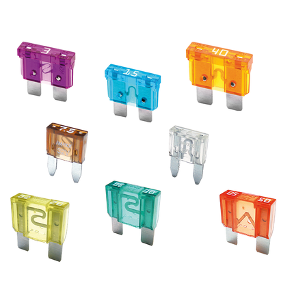 Sortiment ATO-/ MINI-/ MAXI-Flachsicherungen