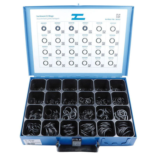 Sortiment 24fach mit 790 assortierten O-Ringen 8692