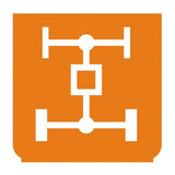 Emblem - 4-Radantrieb orange 891508