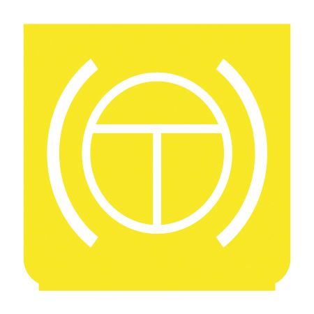 Emblem - Dauerbremse gelb/weiss